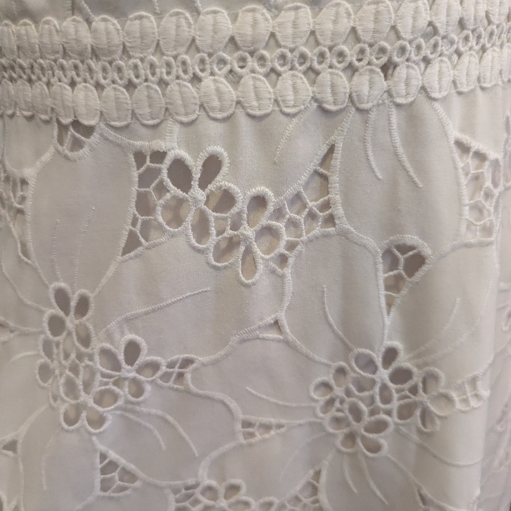 Lilly Pulitzer White Eyelet Sundress Graduation, Party, Bust 37"-38" Size 10? - Picture 7 of 10